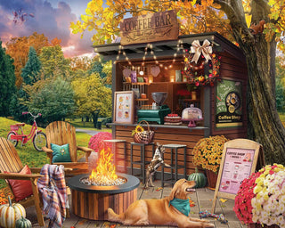 Parkside Coffee Retreat 1000-Piece Jigsaw Puzzle