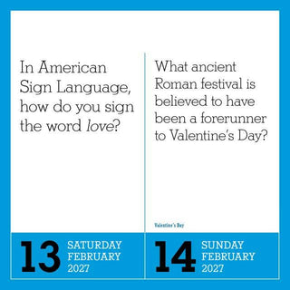 365 Days of Amazing Trivia 2027 Page-A-Day® Calendar
