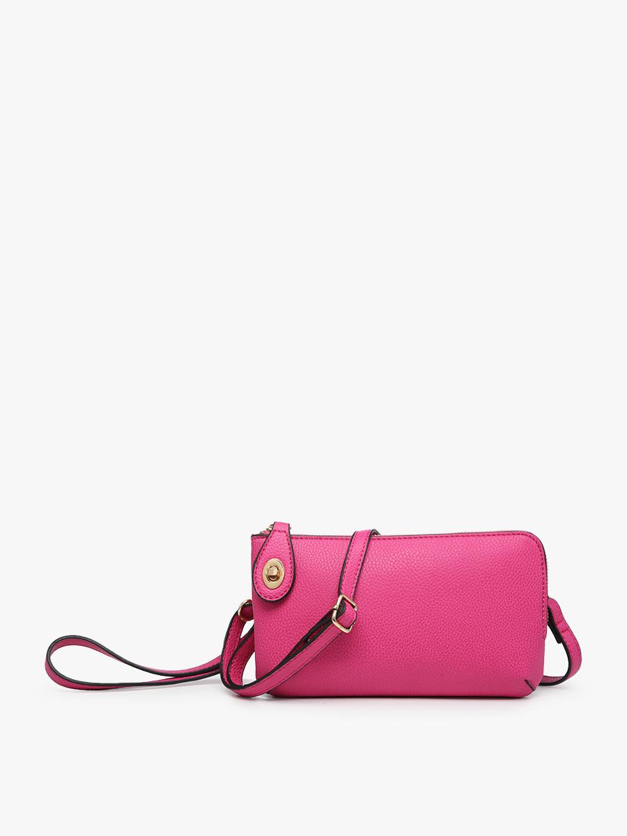 Kendall Crossbody Wristlet w/ Twist Lock Closure