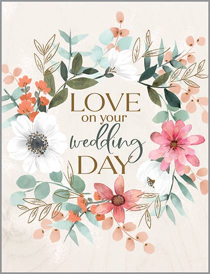 Wedding Card - Wedding Wreath