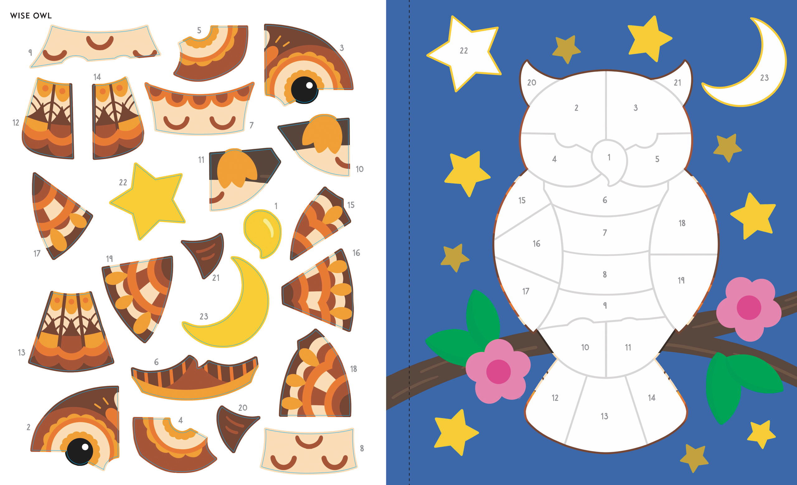 Large Print Color-by-Sticker Book: Mindfulness