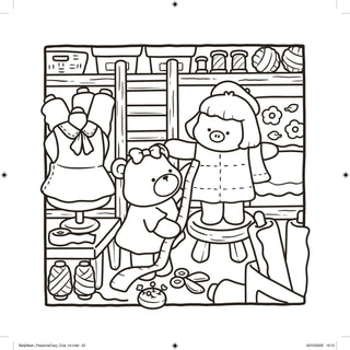 Cozy Crafty Coloring Book