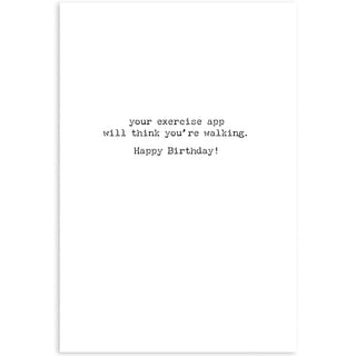 Eat Cake Greeting Card - Birthday