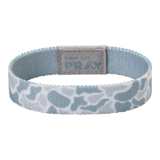 Tap To Pray® River Rock Camo Aspen Bible Verse Wristband