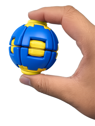 Power Spin Squeeze Fidget Ball Toy