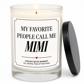 Mimi Candle, Lily & Wild Rose Floral Scent