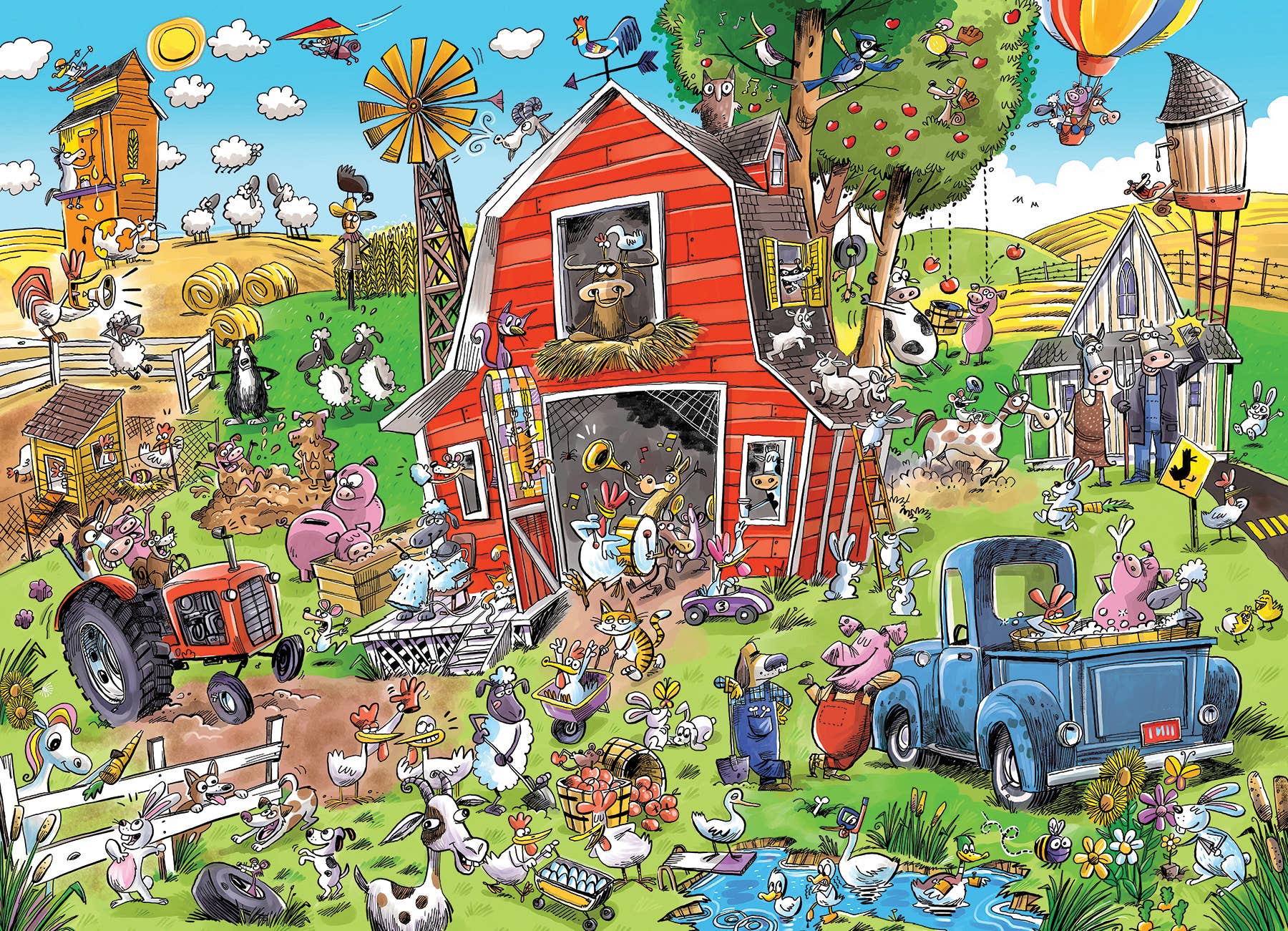 Farmyard Folly 350pc Puzzle