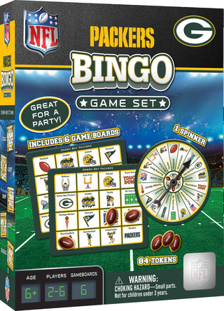 Green Bay Packers NFL Bingo Game