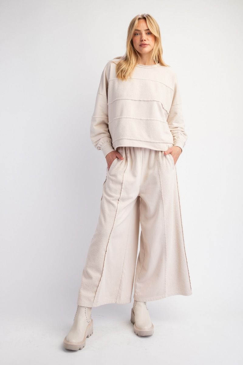 Easel Brushed Terry Knit Pants