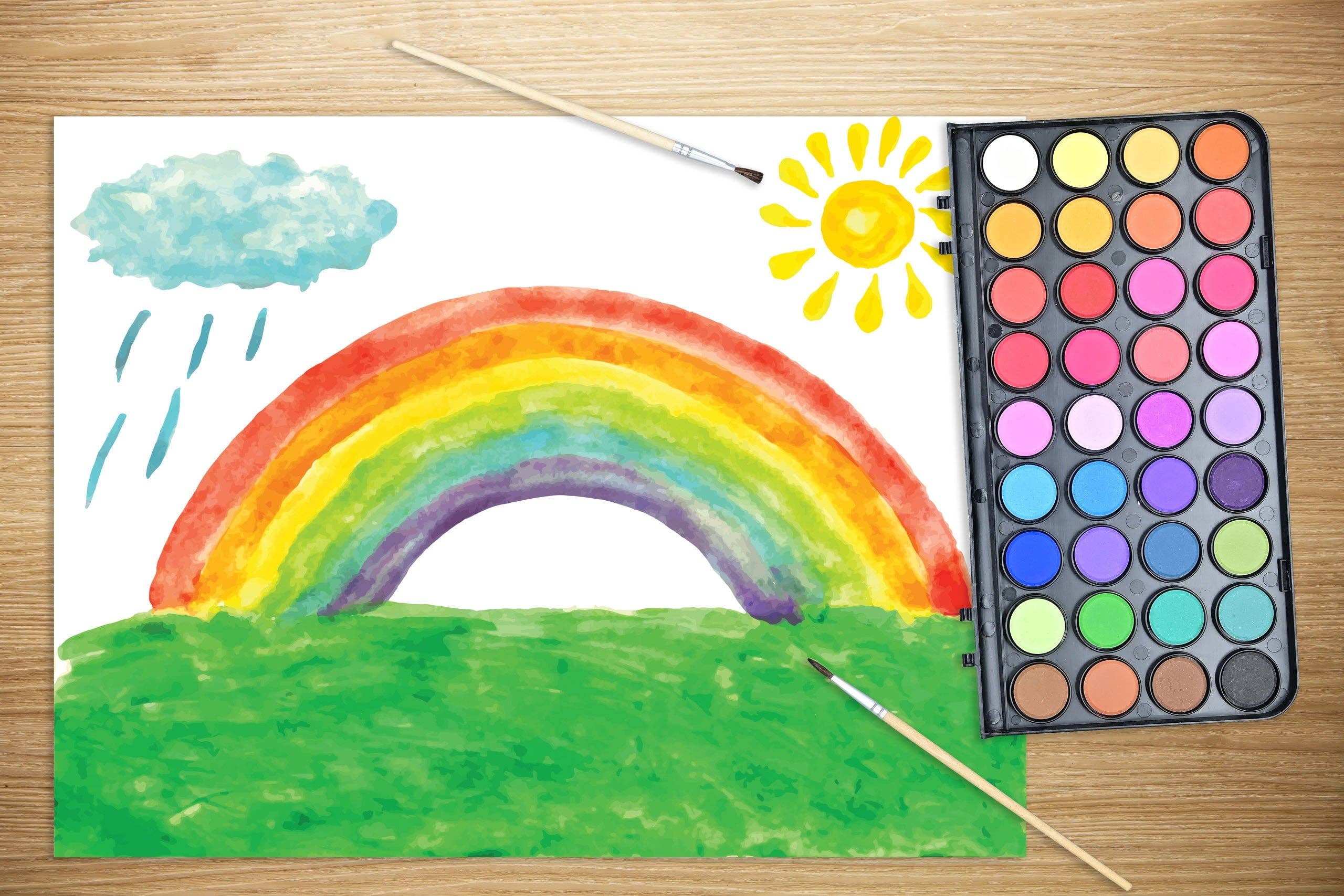 Studio Series Junior Watercolor Paint Set (36 colors)