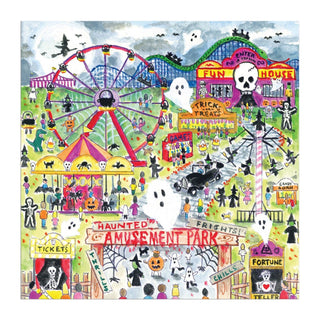Michael Storrings Haunted Amusement Park 500-Piece Puzzle
