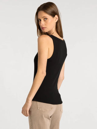 Edlin Tank | Crew Neck Sleeveless Cotton Modal Top