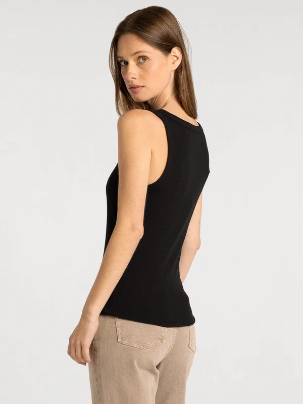 Edlin Tank | Crew Neck Sleeveless Cotton Modal Top