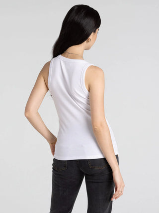 Edlin Tank | Crew Neck Sleeveless Cotton Modal Top