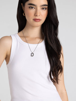 Edlin Tank | Crew Neck Sleeveless Cotton Modal Top