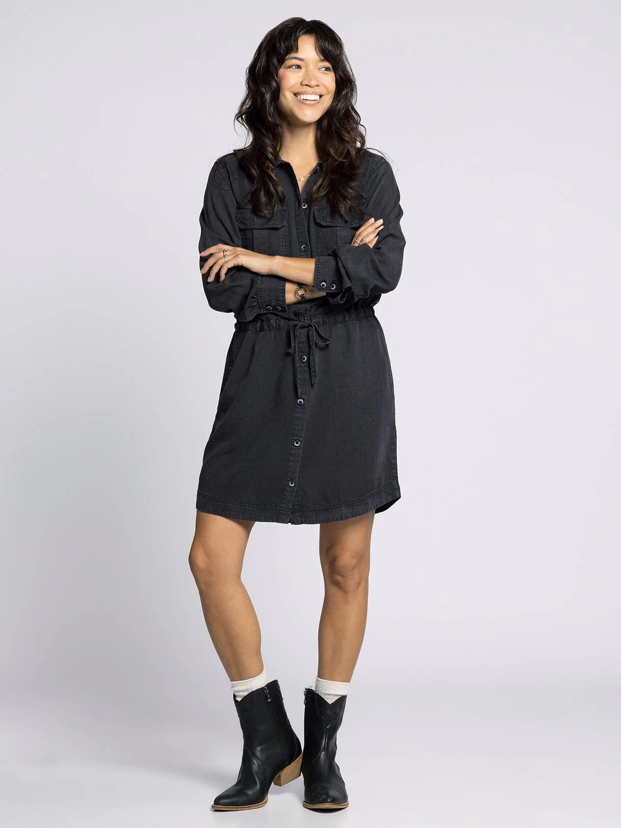 Edna Long Sleeve Dress