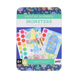 Monsters Paint-by-Numbers Kit for Kids, Ages 6+
