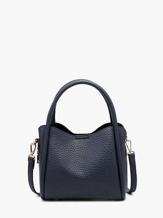 Ruby 3-Compartment Satchel - Structured Vegan Leather Handbag