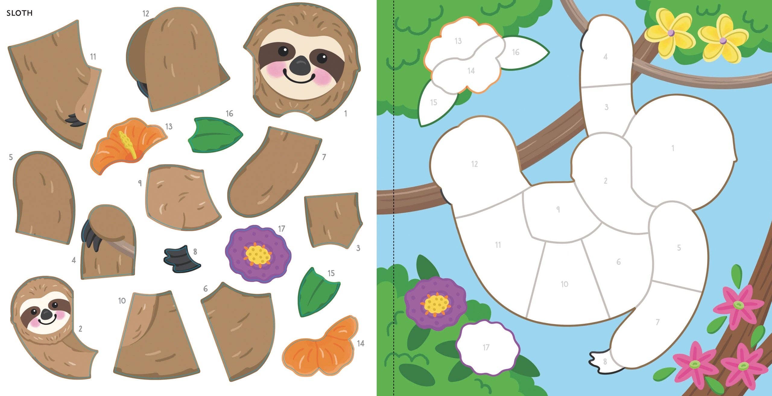 My First Color-by-Sticker Book -- Rainforest Animals