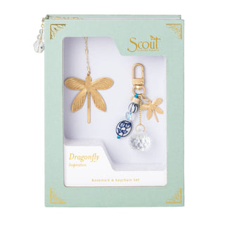 Dragonfly Inspiration Bookmark & Keychain Set