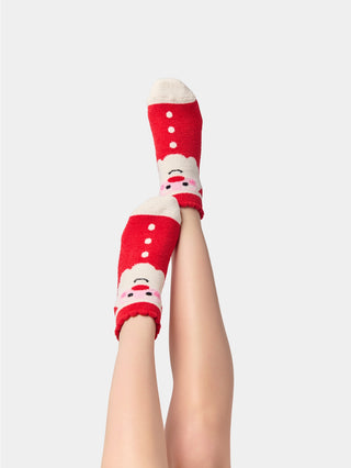 Santa Home Socks with Rubber Grips