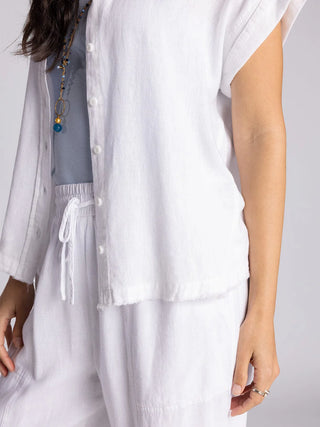 Elio Raw Hem Shirt