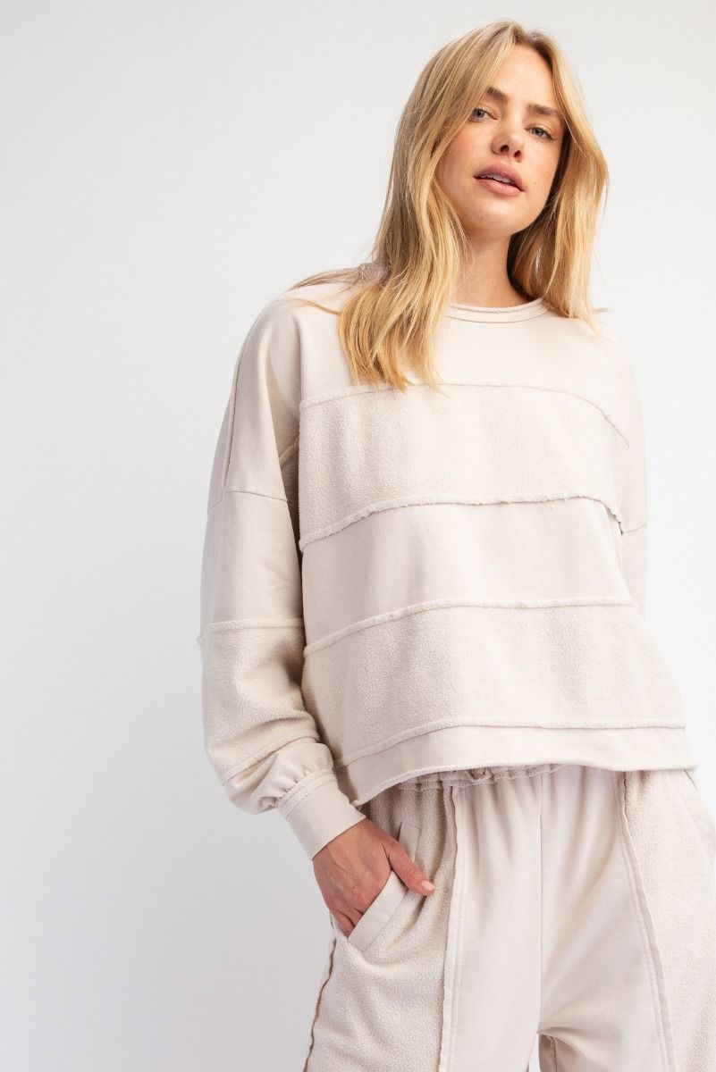 Easel Brushed Terry Knit Sweatshirt