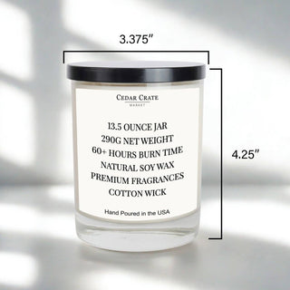 You Did It! We Weren't Worried White Signature Candle
