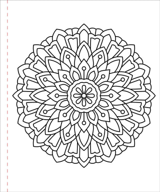 Large Print Coloring Book -  Color Me Calm