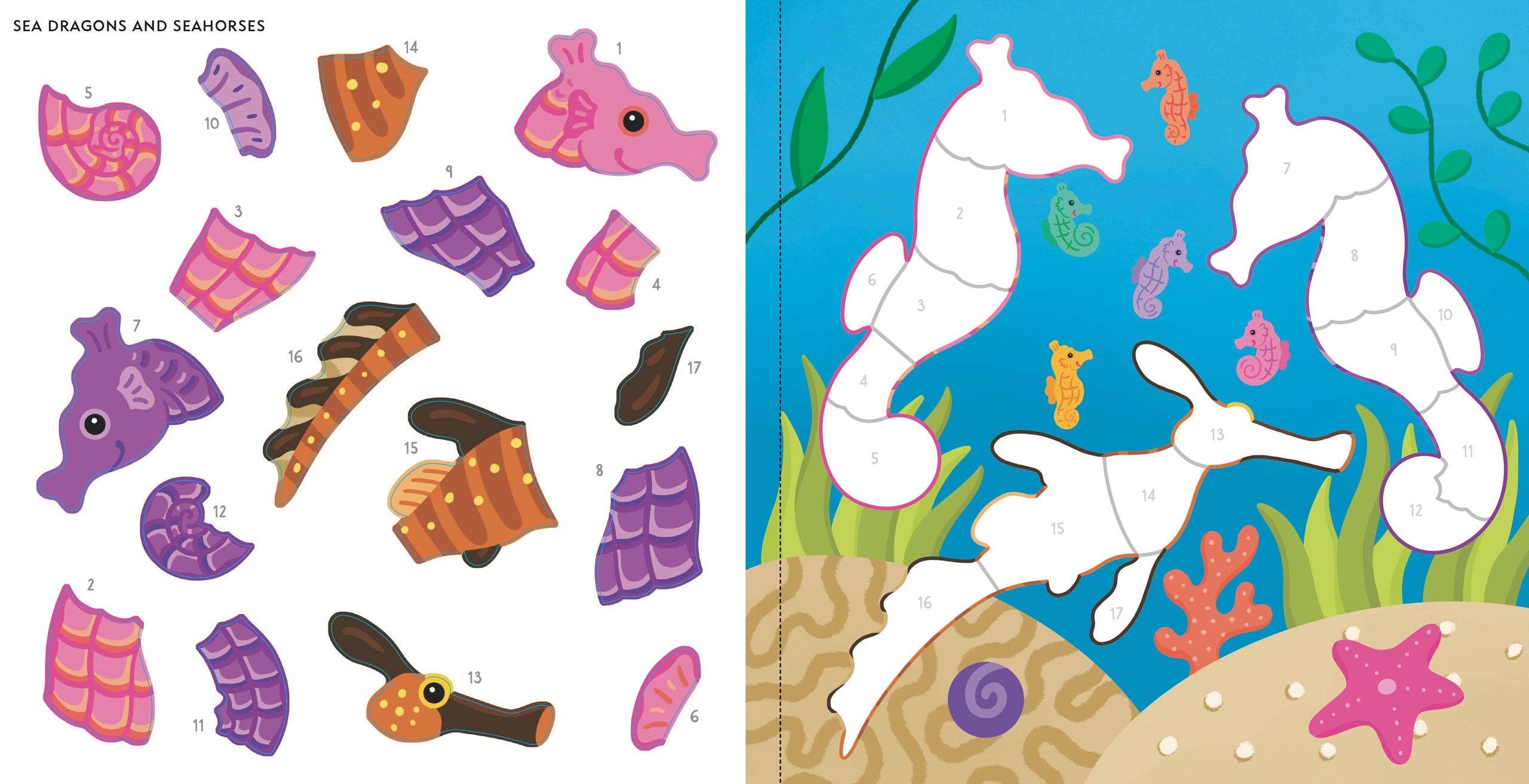 My First Color-by-Sticker Book - At the Aquarium