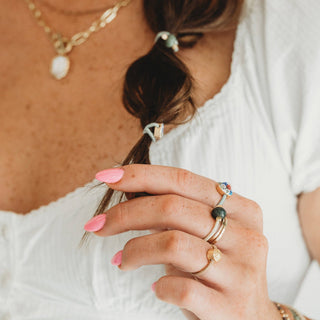 Terra Earth Tones Hair Tie Rings by K'lani