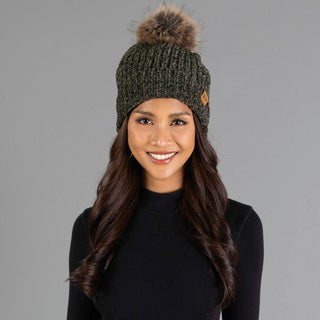 Dk. Olive Chenille Pom Hat