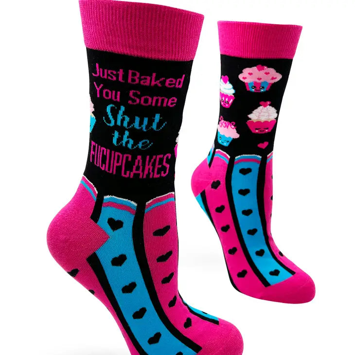 Just Baked you Some Shut The Crew Socks