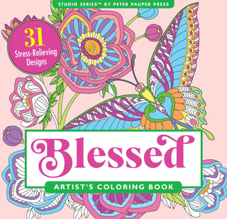 Blessed Artist's Coloring Book | Christian Adult Coloring Book