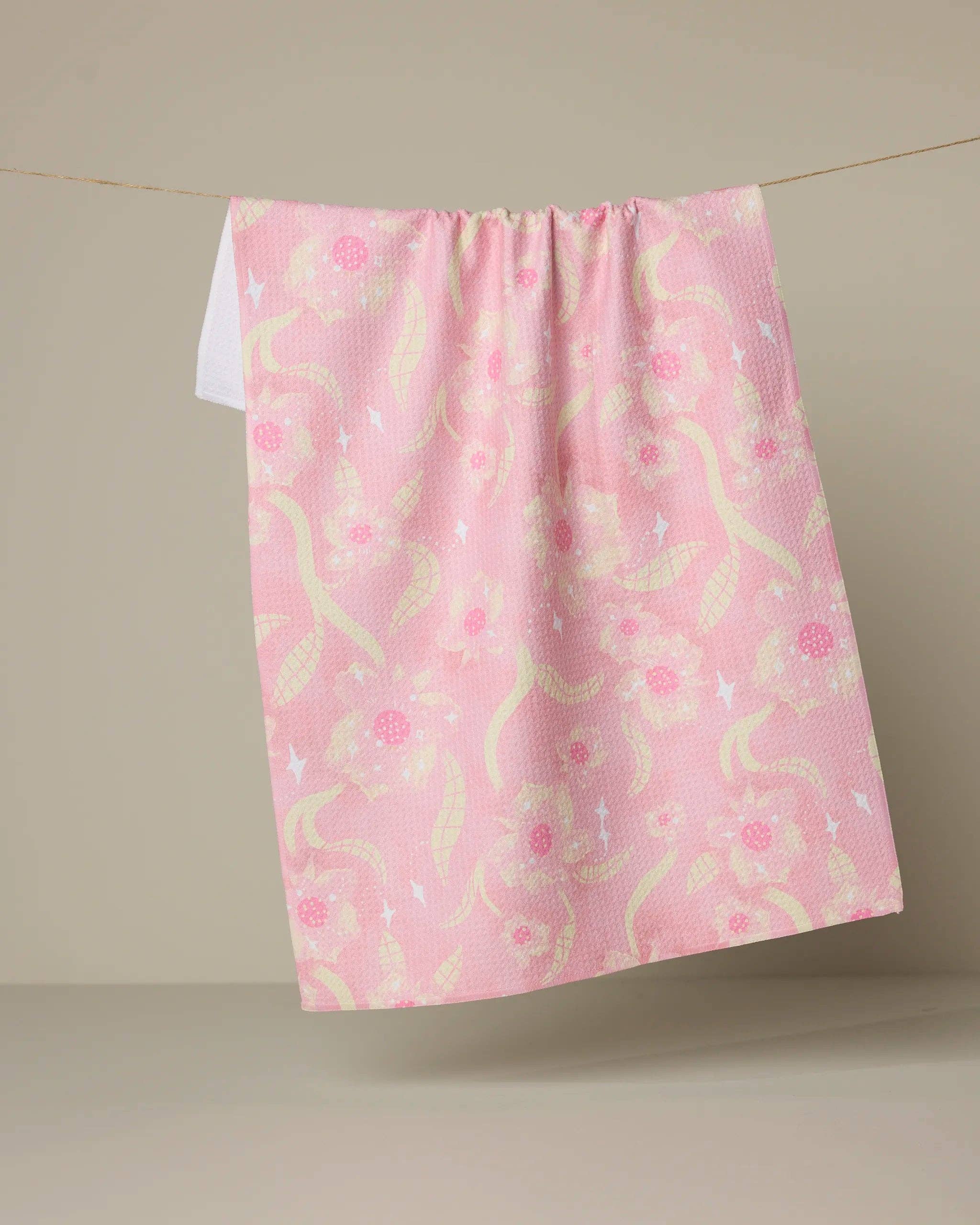 Fairy Dust Floral Tea Towel