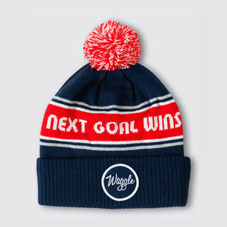 Waggle Next Goal Wins Pom Beanie