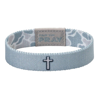 Tap To Pray® River Rock Camo Aspen Bible Verse Wristband