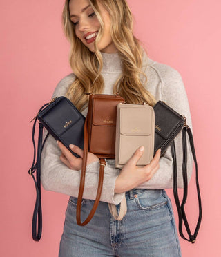 Kedzie Eclipse Smartphone Crossbody | Vegan Leather Crossbody Bag