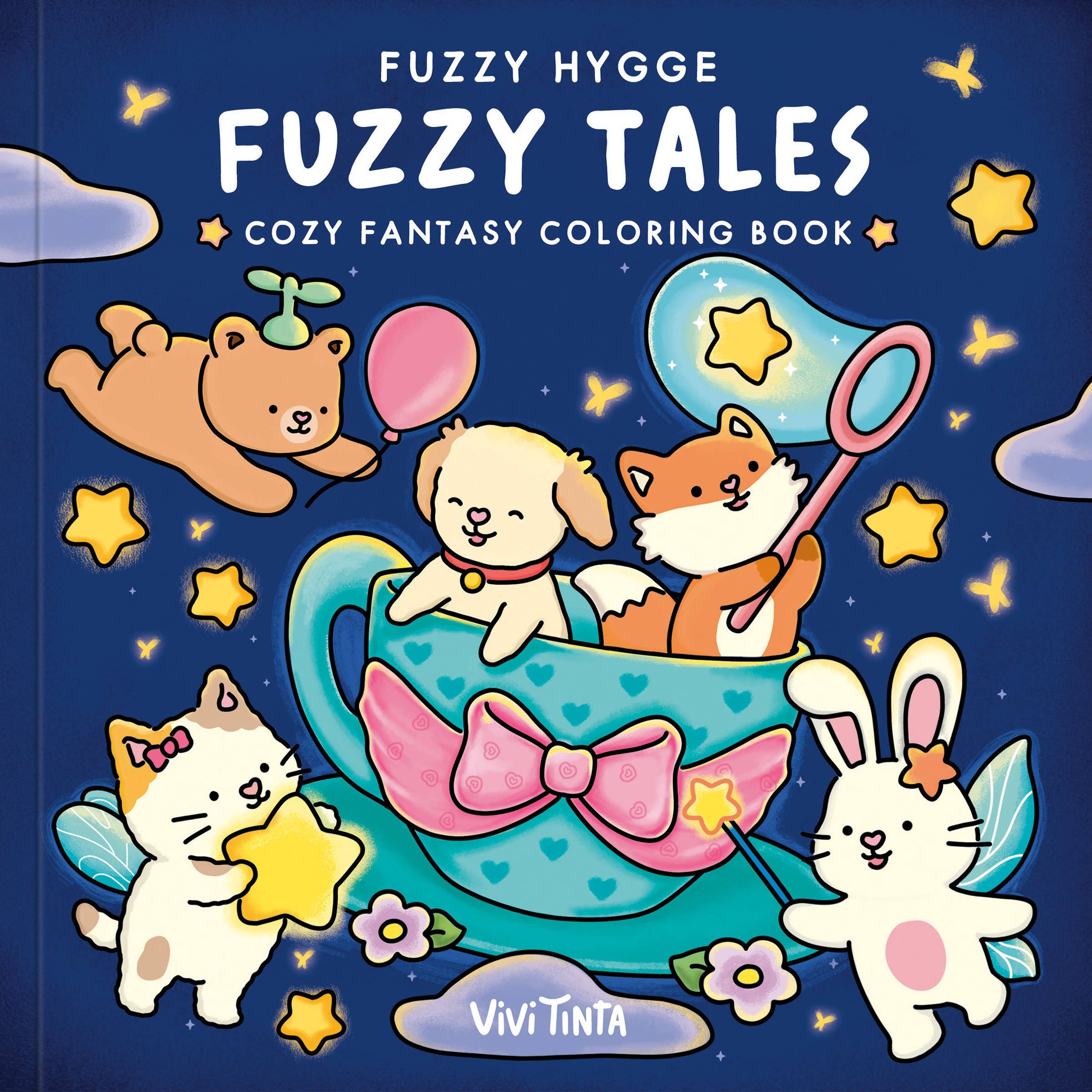 Fuzzy Hygge: Fuzzy Tales Coloring Book