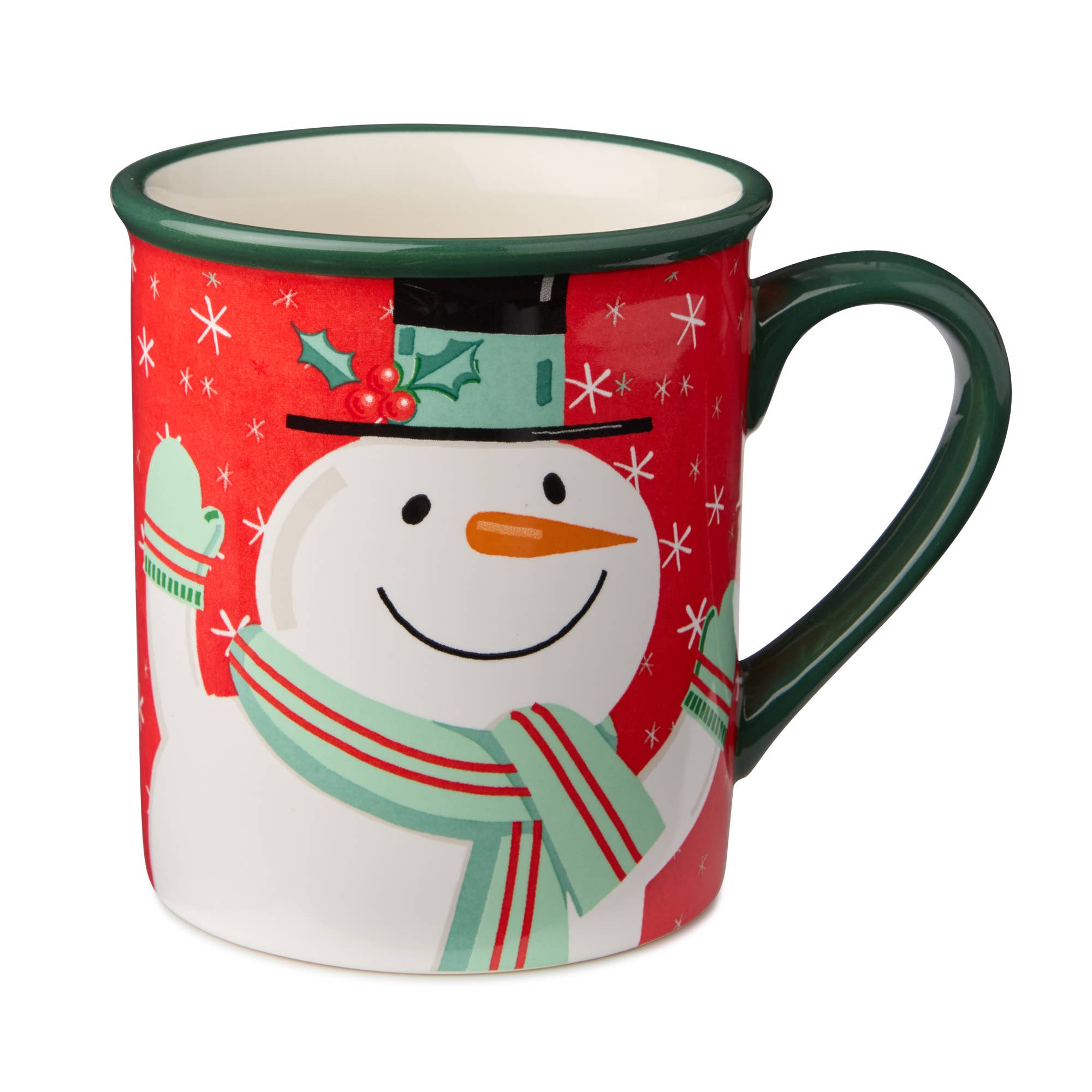 Christmas Whimsy Snowman Mug 18 oz