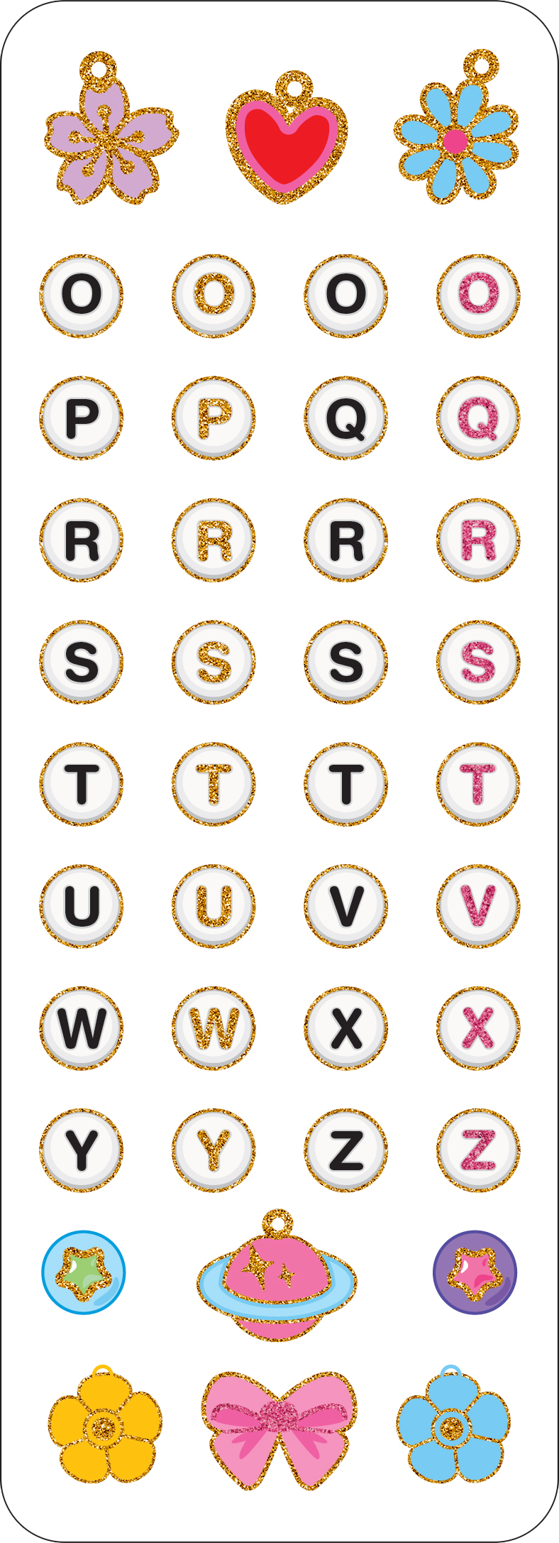 Friendship Bracelets Sticker Set