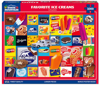 Favorite Ice Creams 1000-Piece Jigsaw Puzzle