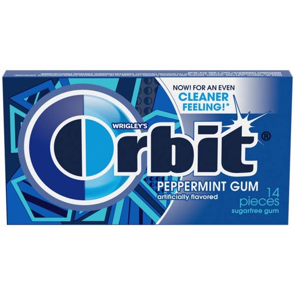 Orbit Sugar Free 14pc Peppermint Gum