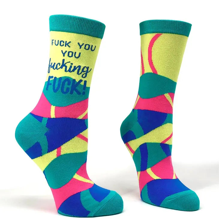 F&ck You You F&cking f&ck  Women's Crew Socks