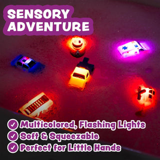 Tub Works® Emergency™ Cars Light Up Bath Toys