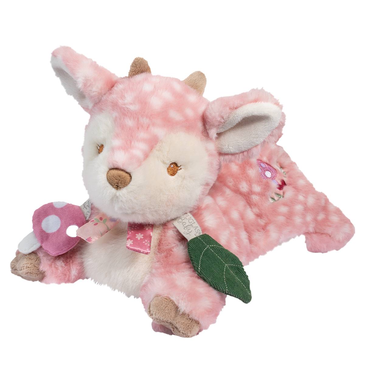Farrah the Fawn plush baby activity toy by Douglas with soft woodland details and sensory crinkle features