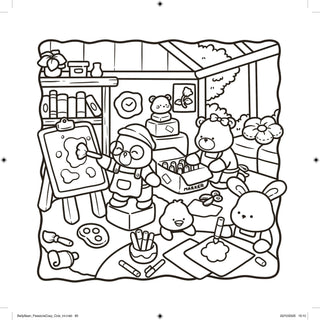 Cozy Crafty Coloring Book