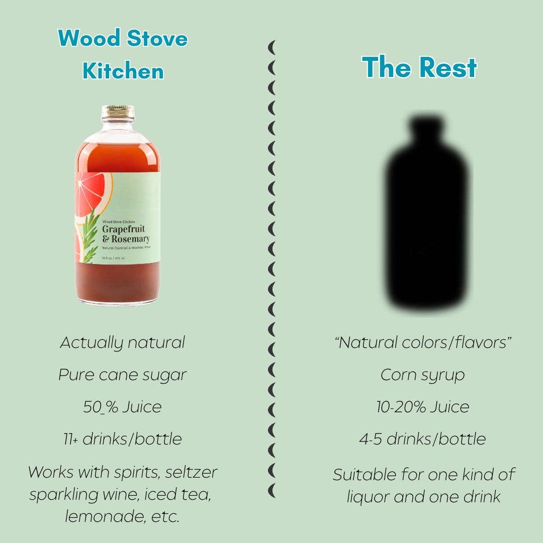 Grapefruit & Rosemary Cocktail and Mocktail Mixer