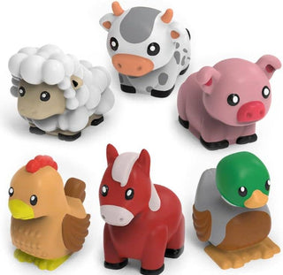 Tub Works Barnyard Mold-Free Bath Toys, 6-Pack