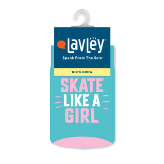 Skate Like a Girl Kids' Crew Socks